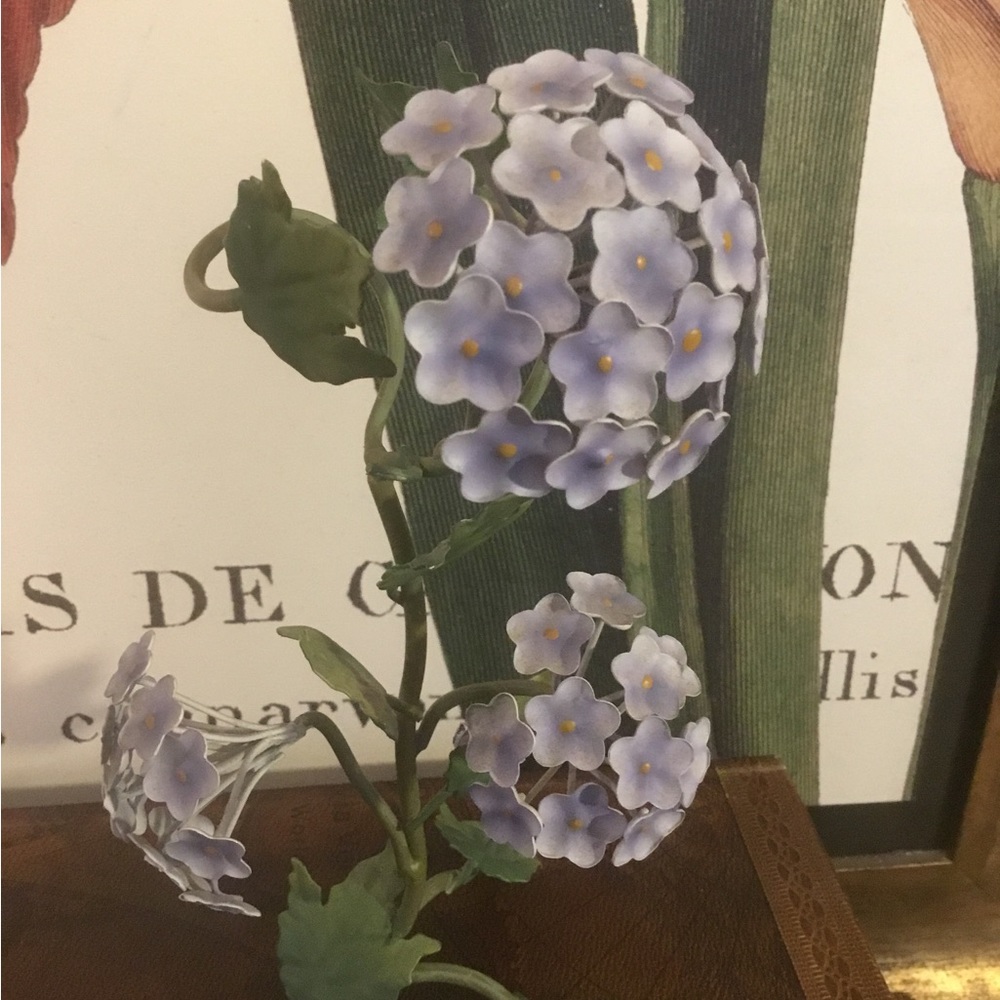 VTG Metal Forget Me Not Flowers - Picture 5 of 7